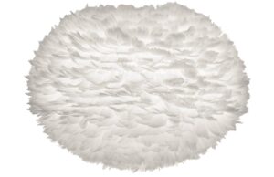Umage Bílé závěsné stínidlo Eos z pravých husích per 60 cm