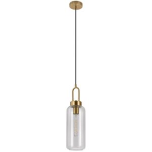 Nordic Living Skleněné závěsné světlo Luton Nia 13 cm