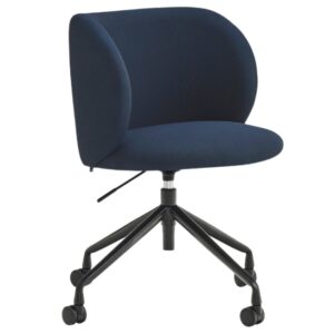 Modrá konferenční židle Teulat Mogi na kolečkách