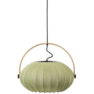 Zelené závěsné světlo Halo Design DC Textile 40 cm