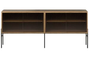 Northern Tmavá dubová vitrína Hifive 65 x 150 cm